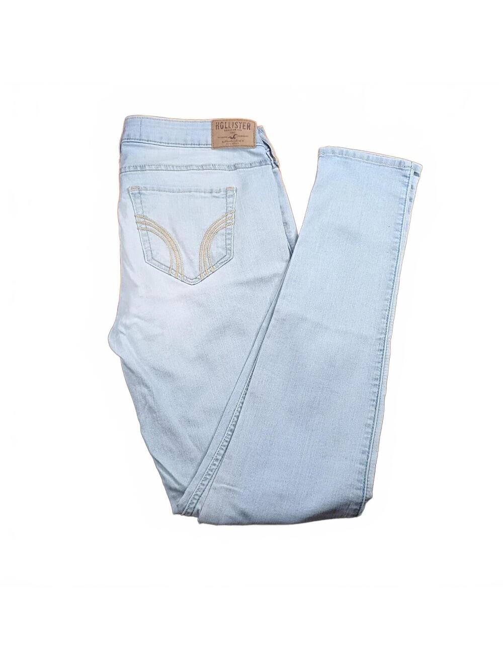 Hollister 28x31 Super Skinny Light Wash Denim Jeans